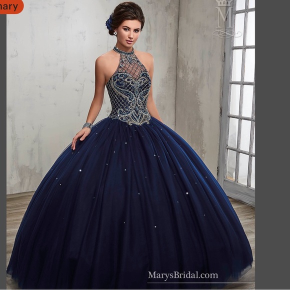 Mary's Bridal Dresses & Skirts - Mary's Bridal Navy Blue Quinceañera Gown